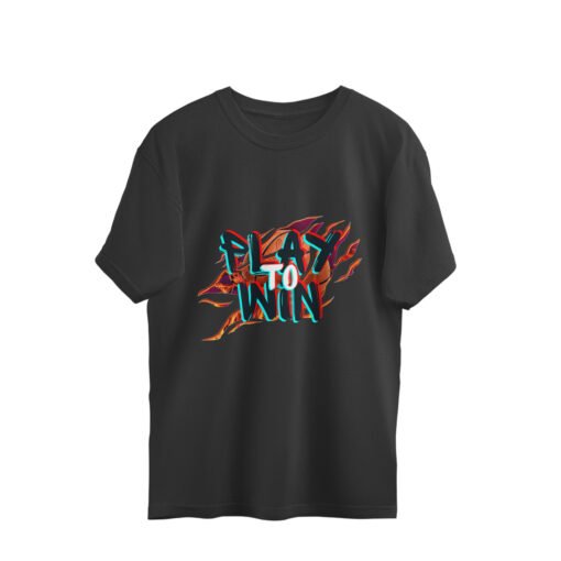 Play To Win Oversized Tee For Men