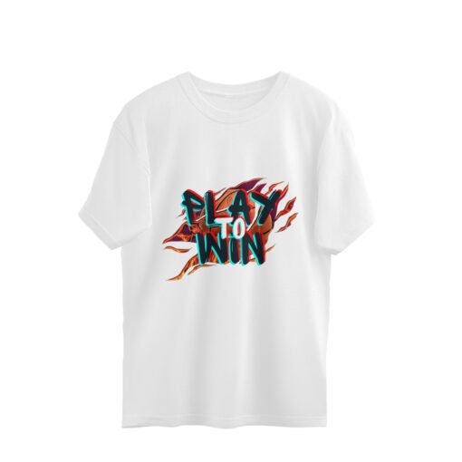 Play To Win Oversized Tee For Men - Image 3