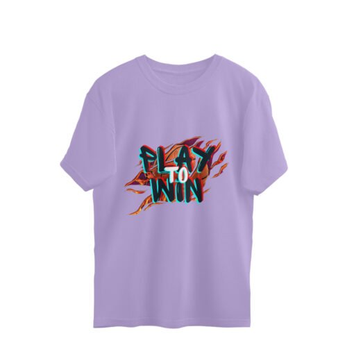 Play To Win Oversized Tee For Men - Image 5