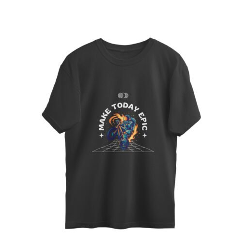 Make Today Epic Oversized Tee For Men - Image 3