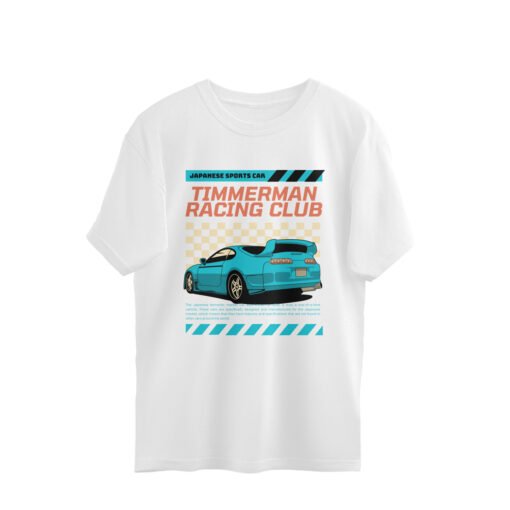 Japanese Racing Club Oversized Tee for Men - Image 7
