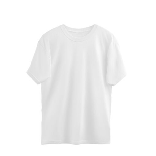 Plain Oversized Tee For Men - Image 3