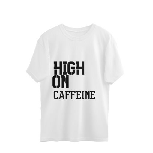High on Caffeine Oversized Tee for Men