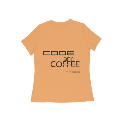 Code and Coffee T-Shirt For Women - Image 7