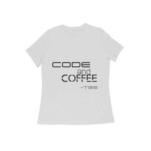 Code and Coffee T-Shirt For Women - Image 9