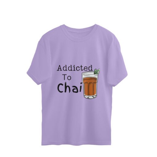 Addicted to Chai Oversized Tee For Men - Image 3