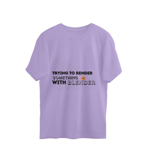 Trying to Render Something with Blender Oversized Tee for Men - Image 2