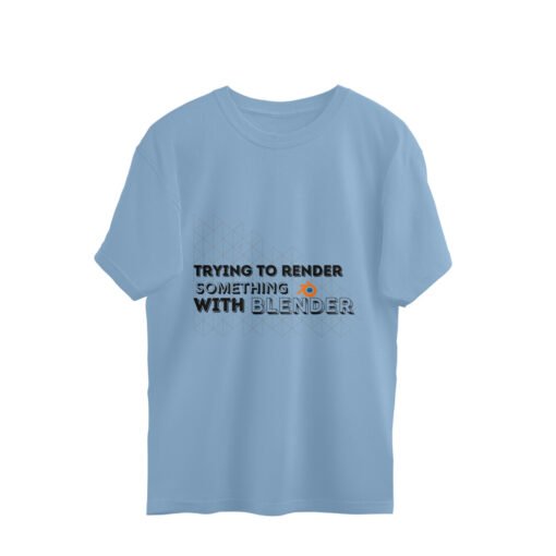 Trying to Render Something with Blender Oversized Tee for Men - Image 3