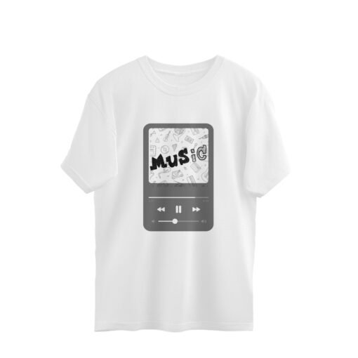 Music is Life Oversized Tee