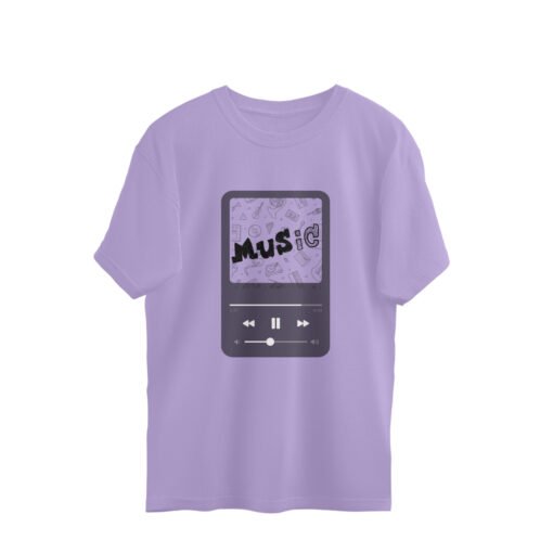 Music is Life Oversized Tee - Image 3