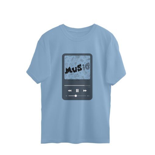 Music is Life Oversized Tee - Image 5