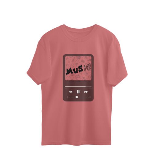 Music is Life Oversized Tee - Image 4